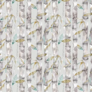 green botanical printed fabric from Voyage Maison