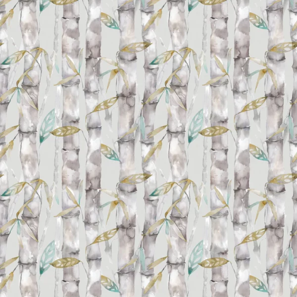 green botanical printed fabric from Voyage Maison