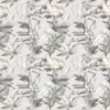 black-grey botanical printed fabric from Voyage Maison