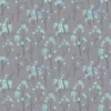 black-grey botanical cotton fabric from Voyage Maison
