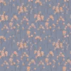 blue botanical cotton fabric from Voyage Maison