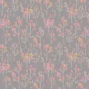 black-grey botanical cotton fabric from Voyage Maison