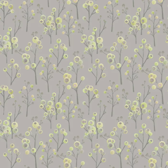 Ichiyo Blossom Fabric - Sage swatch