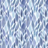 blue botanical cotton fabric from Voyage Maison