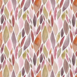 multicolour botanical cotton fabric from Voyage Maison