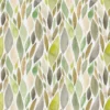 green botanical cotton fabric from Voyage Maison