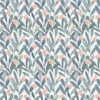 green botanical cotton fabric from Voyage Maison