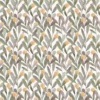green botanical cotton fabric from Voyage Maison