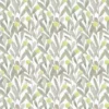 green botanical cotton fabric from Voyage Maison