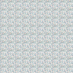 green botanical cotton fabric from Voyage Maison