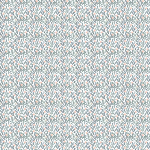Katsura Fabric - Mineral by green botanical cotton fabric from Voyage Maison