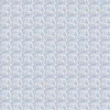 blue botanical cotton fabric from Voyage Maison