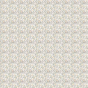 green botanical cotton fabric from Voyage Maison