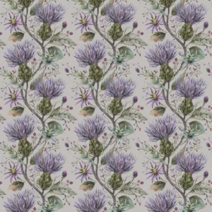 multicolour botanical cotton fabric from Voyage Maison