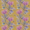 multicolour botanical cotton fabric from Voyage Maison