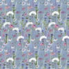 blue botanical printed fabric from Voyage Maison