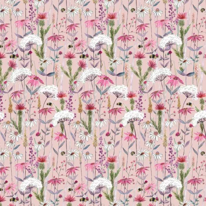 Hermione Fabric - Blush swatch