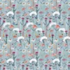 blue botanical printed fabric from Voyage Maison
