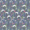 blue botanical printed fabric from Voyage Maison