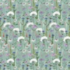 blue botanical printed fabric from Voyage Maison