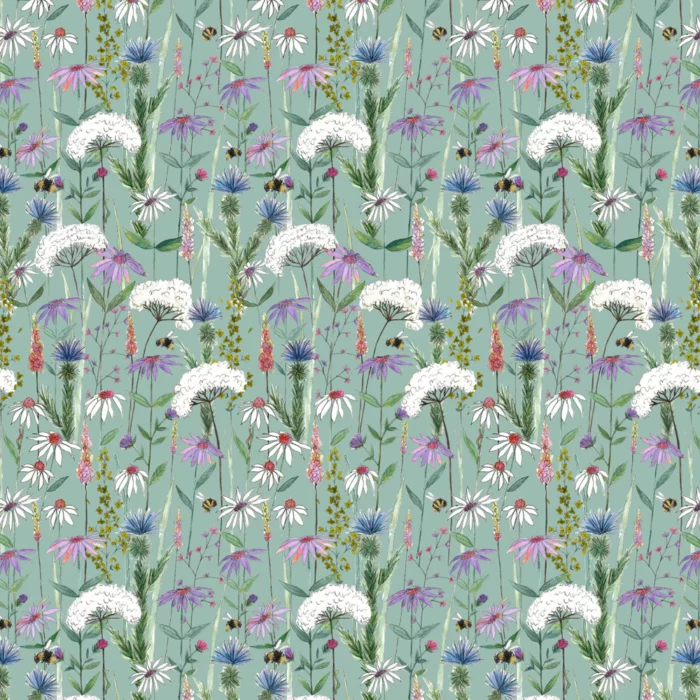 Hermione Fabric - Verde swatch
