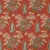 multicolour botanical cotton fabric from Zoffany