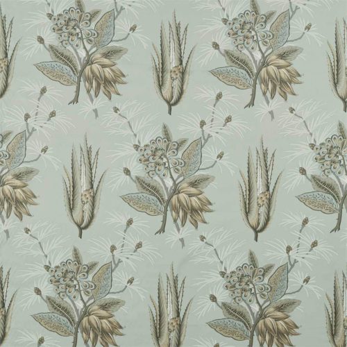 Desert Flower II Fabric - Stone by Desert Flower II Fabric - Stone from