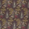 multicolour botanical cotton fabric from Zoffany