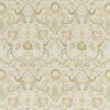 brown botanical embroideried fabric from Zoffany