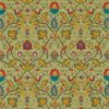 multicolour botanical embroideried fabric from Zoffany