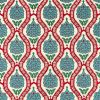 blue botanical embroideried fabric from Zoffany