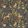 blue animal cotton fabric from Zoffany