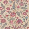 blue botanical woven fabric from Zoffany