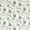 green botanical cotton fabric from Zoffany