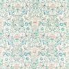 blue animal linen fabric from Zoffany
