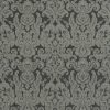 black-grey traditional woven fabric from Zoffany