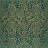 green botanical woven fabric from Zoffany