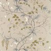 multicolour botanical linen fabric from Zoffany