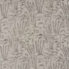 black-grey botanical linen fabric from Zoffany