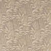 black-grey botanical linen fabric from Zoffany
