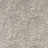 black-grey botanical linen fabric from Zoffany