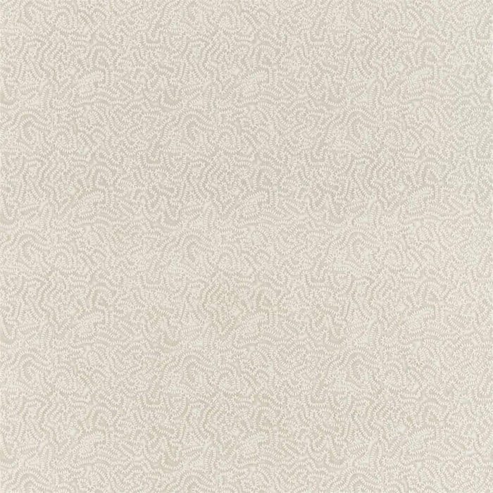 Maze Coral Fabric - Platinum White swatch
