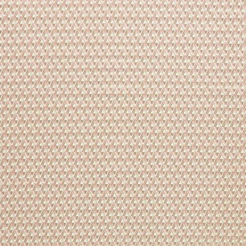 Domino Diamond Fabric - Quartz Pink by pink geometric jacquard fabric from Zoffany