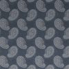 blue contemporary velvet-chenille fabric from Zoffany