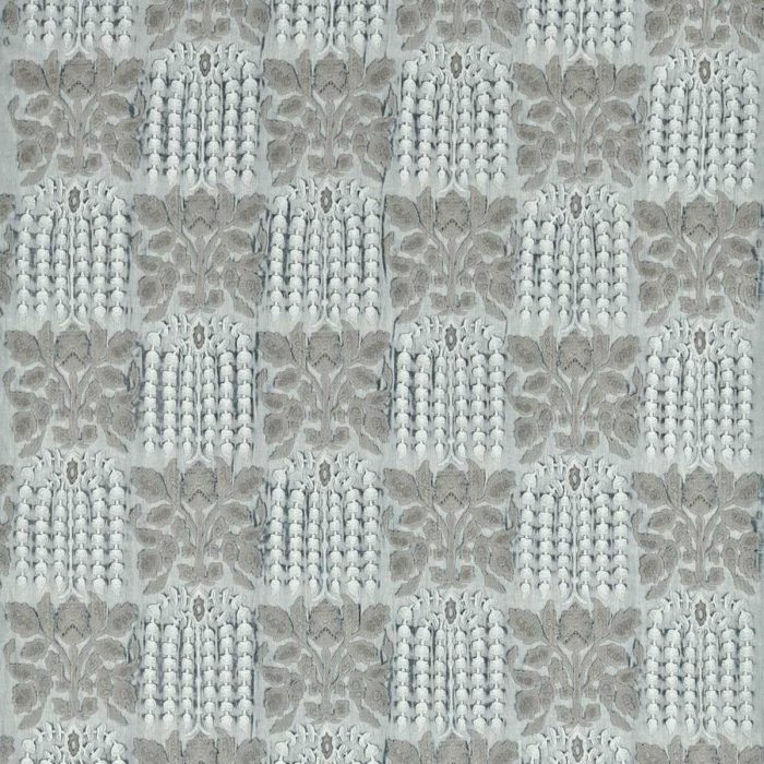 Nirvani Embroidey Fabric - Faded Amethyst swatch