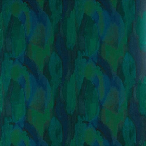 Hepworth Fabric - Blue Malachite by blue misc jacquard fabric from Zoffany