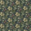 multicolour botanical cotton fabric from William Morris & Co