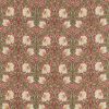 green botanical linen fabric from William Morris & Co