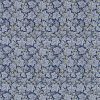 blue botanical linen fabric from William Morris & Co
