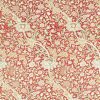 orange botanical printed fabric from William Morris & Co